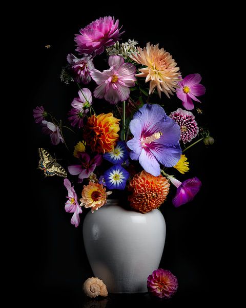Field Flowers Still Life by Fine Art Flower - Artist Sander van Laar