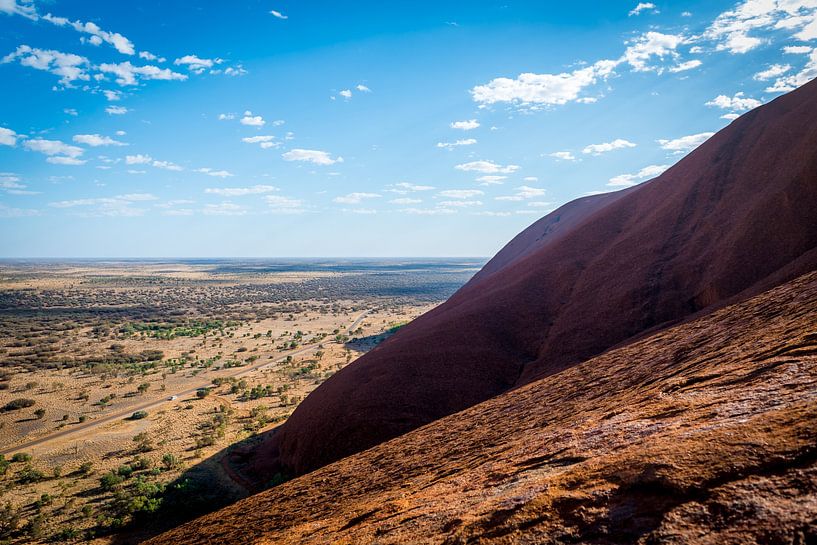 Lever de soleil sur Uluru (Ayers Rock), Australie par Troy Wegman