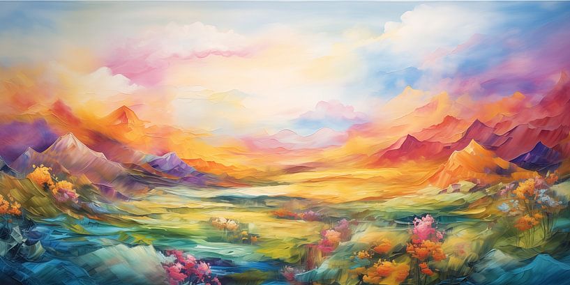 Colourful landscape by Imagine