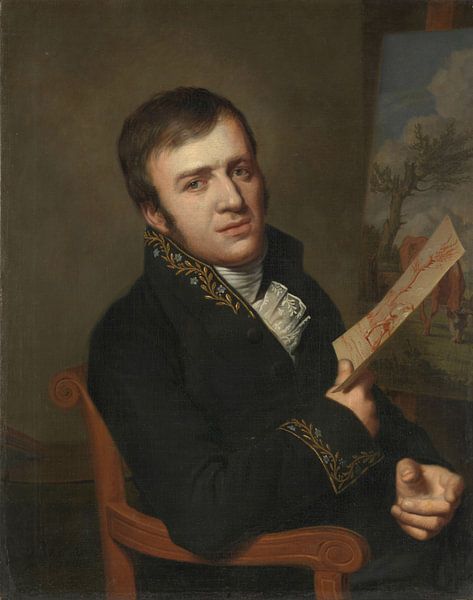 Jan (Baptist) Kobell II (1778-1814). Maler, in der Uniform eines Mitglieds des Royal Institute of Sc von Marieke de Koning