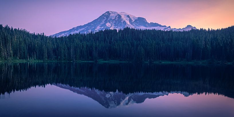 Lever de soleil au Mont Rainier par Henk Meijer Photography