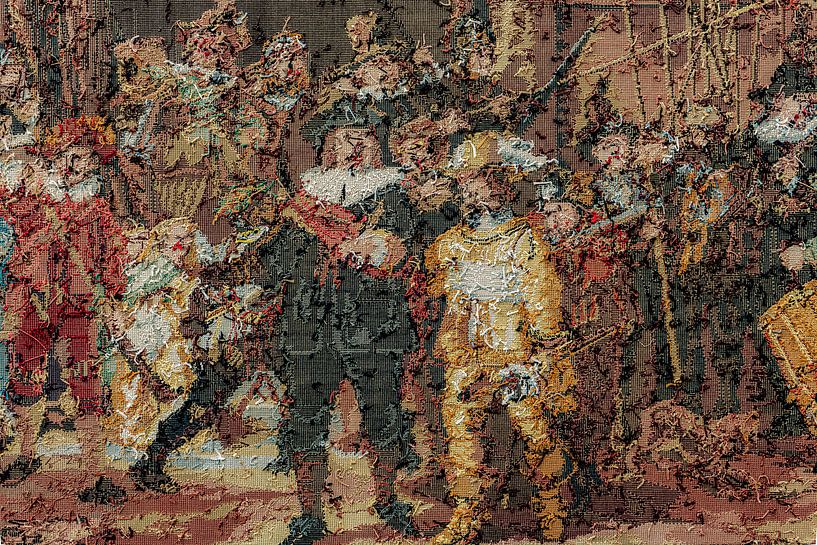 The Night Watch Reverse by Marijke de Leeuw - Gabriëlse