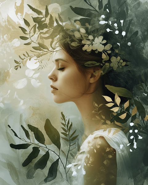 Botanische Brillanz, botanisches Porträt von Carla Van Iersel