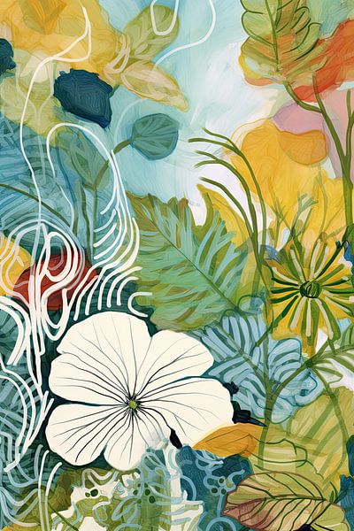 Abstrakte Botanik #5 von Bert Nijholt