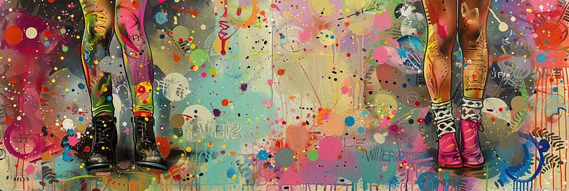 Abstrait moderne par Peintures accrocheuses