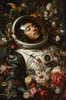 Schlafender Astronaut