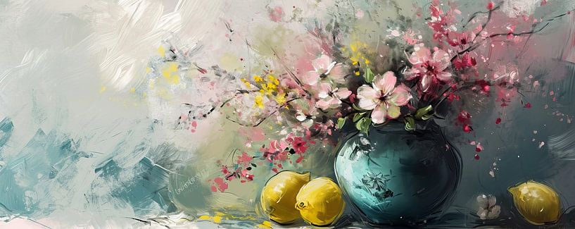 Lebendige Blüte von Blickfänger Gemälde