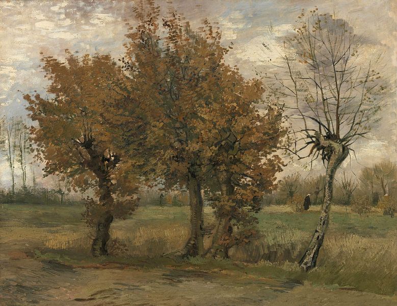 Autumn landscape, Vincent van Gogh by Masterful Masters