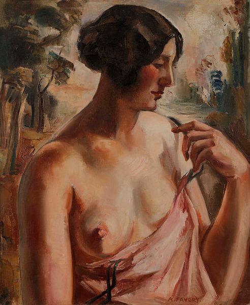 Nackte Büste, André FAVORY - 1925 von Atelier Liesjes