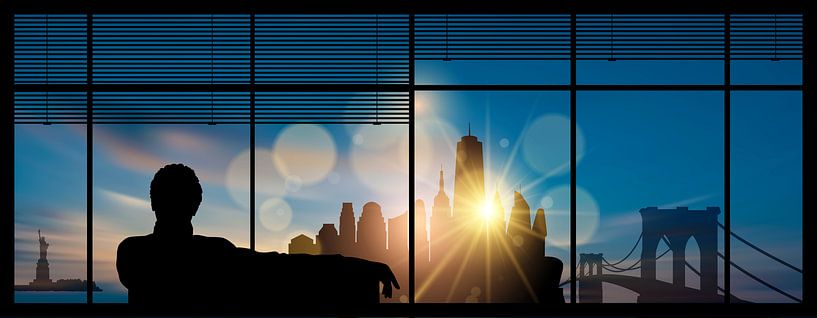 Manhattan Penthouse Ansicht von Harry Hadders Design