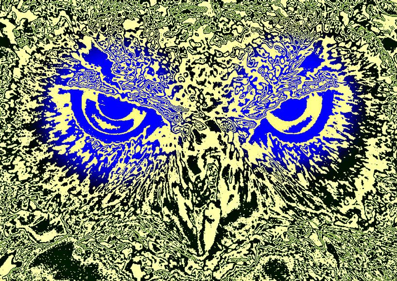 Owl's face #6 by Leopold Brix