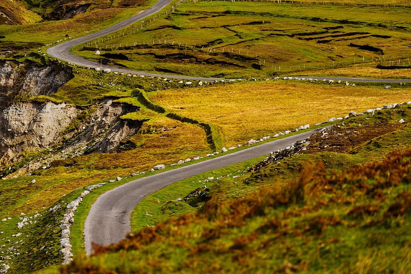 Ireland - Mayo - Achill Island - winding road by Meleah Fotografie