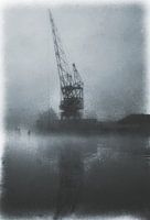 Oosterhaven Groningen 1990 mit Kran