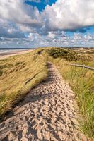 Sandiger Weg über die Meeresdüne