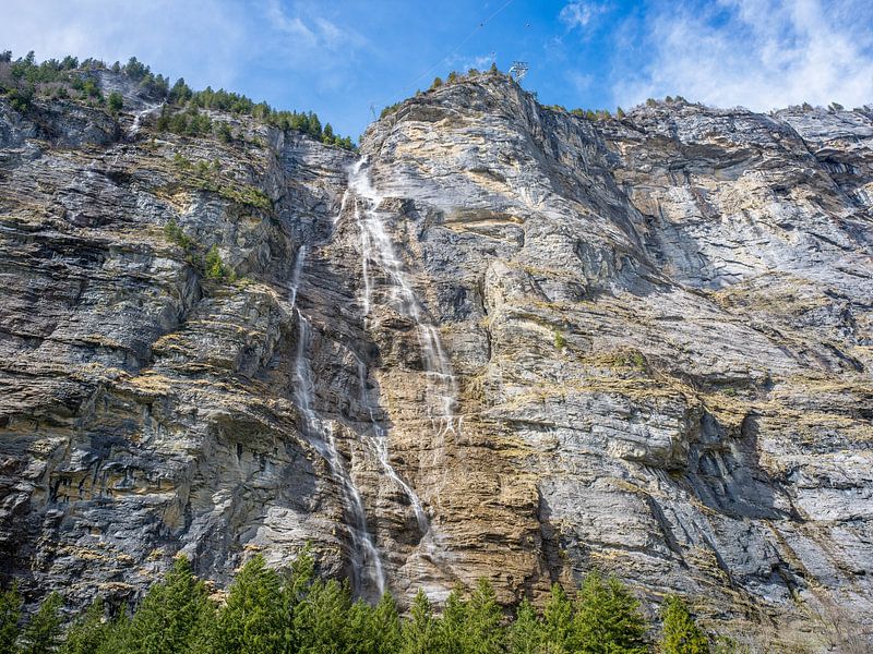 Mürrenbachfall im Lauterbrunnental von t.ART