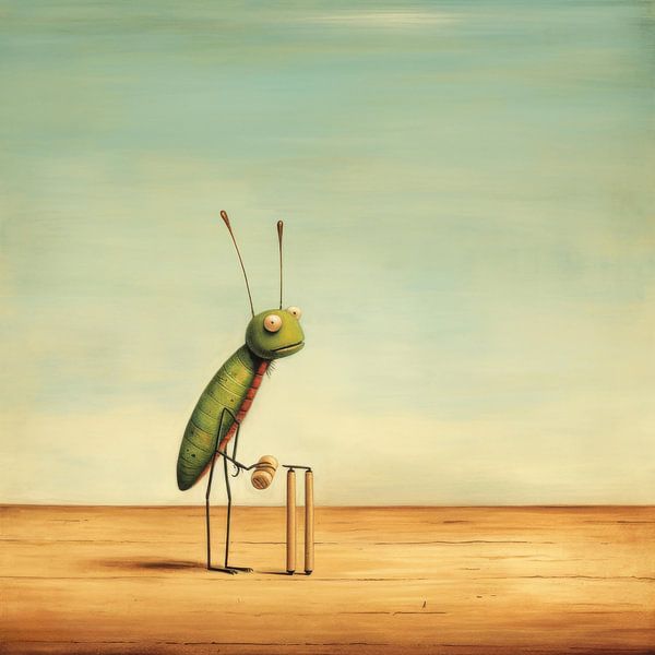 Minimal Cricket von Aloke Design