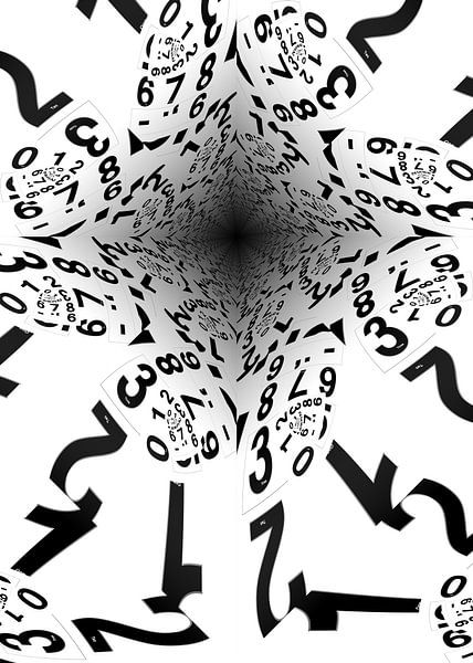 Zahlen Nr.1 von Leopold Brix