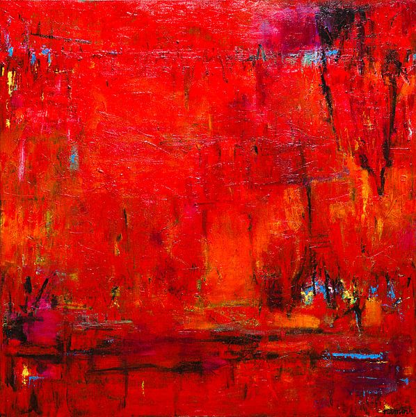 Rouge par Anja Namink - Peintures