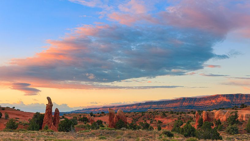 Lever de soleil au Devils Garden, Grand Staircase-Escalante, Utah par Henk Meijer Photography