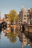 Canal in Amsterdam, Netherlands
