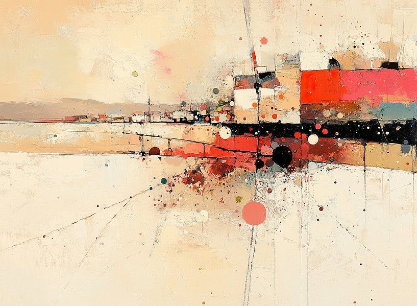 Farbexplosion | Lebendige Abstraktion von Zen und Mehr