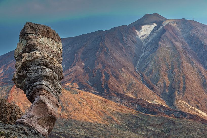 Roque Cinchado und Pico del Teide bei Sonnenaufgang von Walter G. Allgöwer