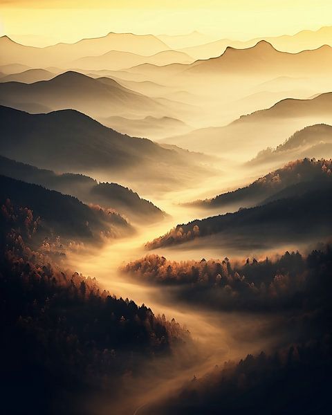 Autumn in the mountains by fernlichtsicht