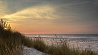 Sonnenuntergang über der Nordsee, gesehen von Terschelling