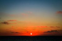 Sonnenuntergang in Cadzand