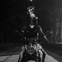Motorrad - Motorrad-Frau