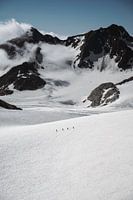 La traversée du glacier de Stubai (verticale)