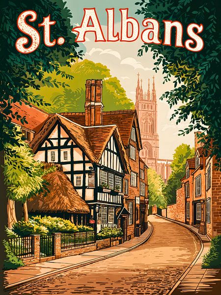 Impression du paysage enchanteur de St Albans par Robert Swaine