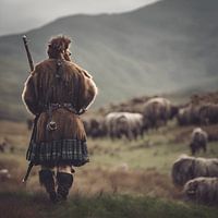 Schottisches Highlander-Feld - Schottisches Highlander-Feld (Ultra HD)