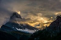 Cervin au coucher du soleil à Zermatt