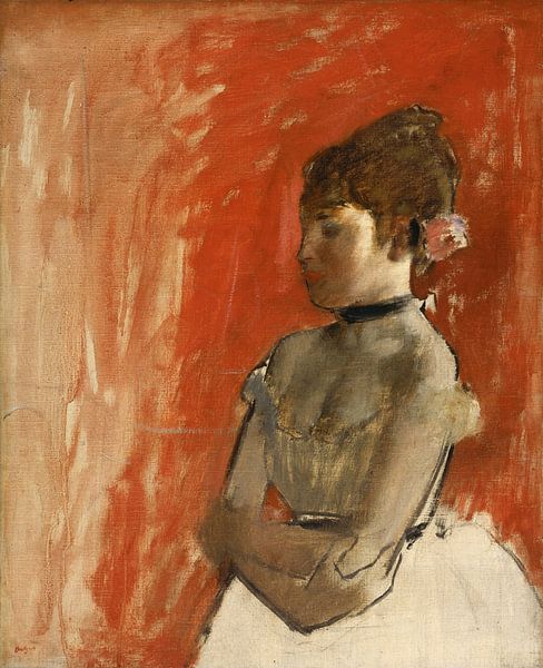 Edgar Degas. Ballet Dancer with Arms Crossed by 1000 Schilderijen