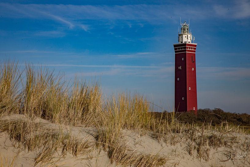 Leuchtturm in den Dünen von Domburg von Gert Jan Geerts