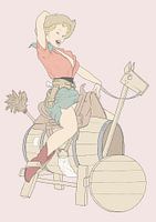 pin up cowgirl