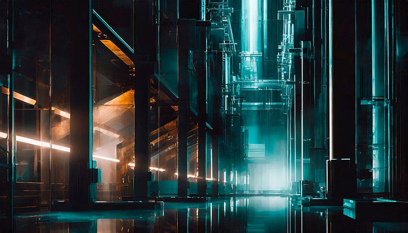 Große Moderne Firmen Halle von Mustafa Kurnaz