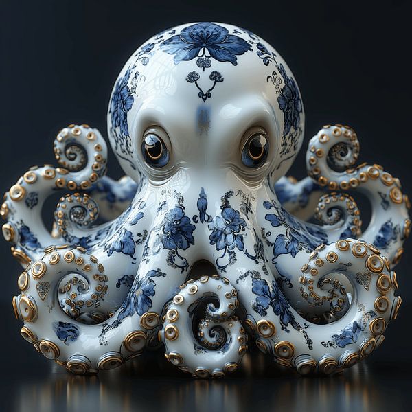 Animaux en porcelaine par Ton Kuijpers