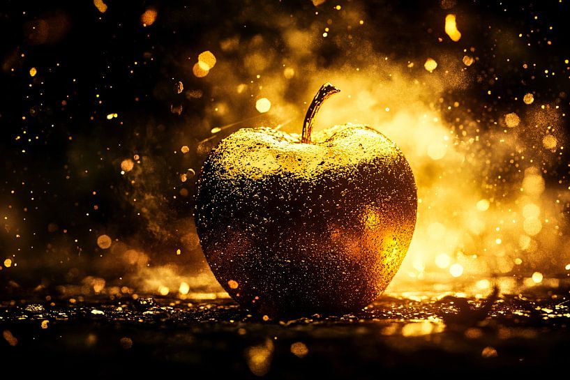 Pomme d'or dans une lumière chaude par Imperial Art House