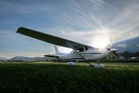 Morgenlicht auf der Landebahn – Bereit zum Abflug