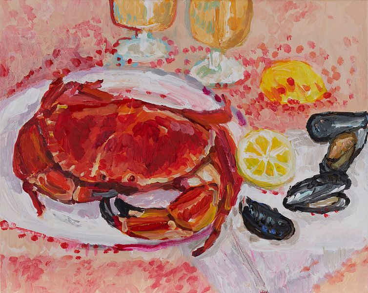 Crabe rouge (2) par Tanja Koelemij
