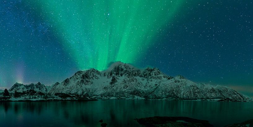 Lumières de Nord, lumière polaire ou Aurora Borealis par Sjoerd van der Wal Photographie