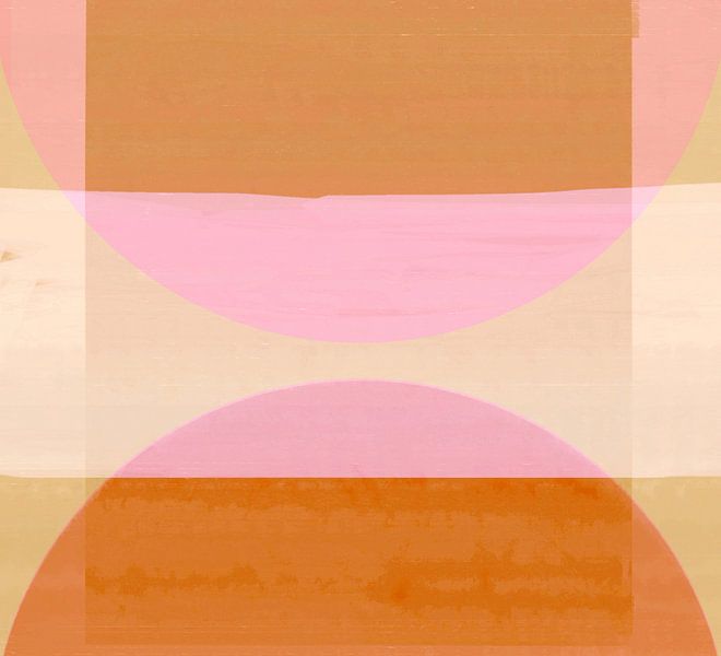 Abstract Bauhaus shapes by FRESH Fine Art