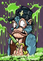 Affe Krankenschwester