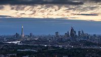 London Skyline after sunset.