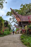 Woman in Toraja village.