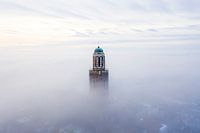 Peperbus im Nebel Zwolle