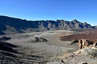 Vulkaan landschap op Tenerife, Spain