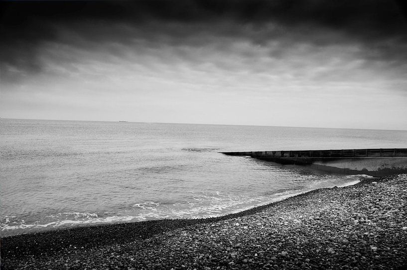 Dieppe coastline France by Saskia Staal